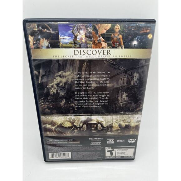 Final Fantasy XII Sony PlayStation 2 PS2, 2006 Very Good Condition Complete CIB - Picture 5 of 7